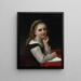 Distraction - William Bouguereau — framed artwork on a wall