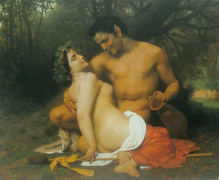 Faune et Bacchante - William Bouguereau — artwork view