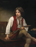 Italian painting with mandolin - William Bouguereau — artwork view