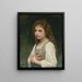 Jeanne - William Bouguereau — framed artwork on a wall