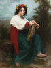 L'Italienne au tambour de basque - William Bouguereau — artwork view