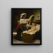 La grappe de raisin - William Bouguereau — framed artwork on a wall
