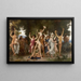 La Jeunesse de Bacchus - William Bouguereau — framed artwork on a wall