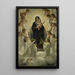 La Vierge aux anges - William Bouguereau — framed artwork on a wall