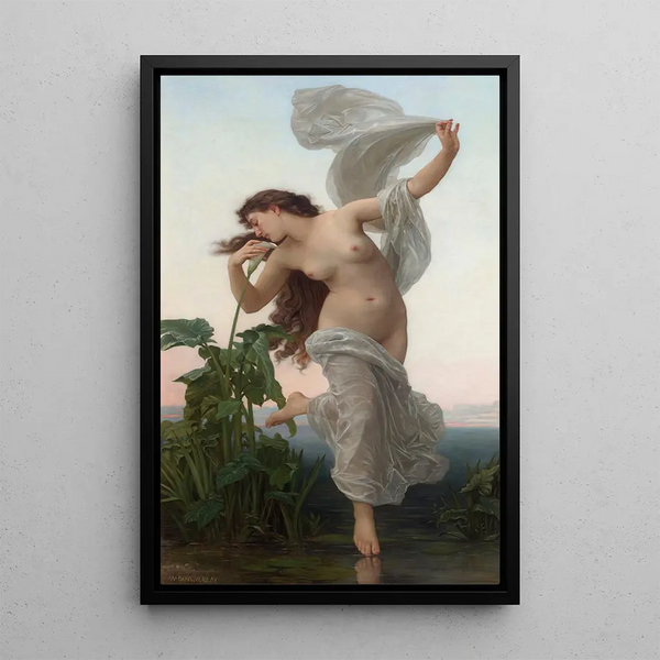 L'Aurore - William Bouguereau — framed artwork on a wall