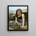 The Crab - William Bouguereau — framed artwork on a wall
