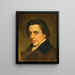 Portrait of a Man - William Bouguereau — framed artwork on a wall