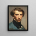 Self-portrait - William Bouguereau — framed artwork on a wall