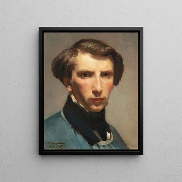 Self-portrait - William Bouguereau — framed artwork on a wall