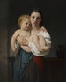 The Elder Sister - William Bouguereau — artwork view