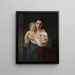 The Elder Sister - William Bouguereau — framed artwork on a wall