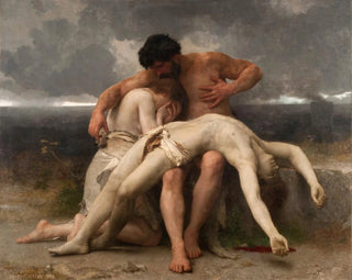 The First Mourning - William Bouguereau — artwork view