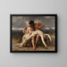 The First Mourning - William Bouguereau — framed artwork on a wall