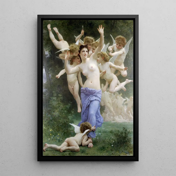 L'Invasion - William Bouguereau — framed artwork on a wall
