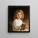 The Book of History - William Bouguereau — framed artwork on a wall