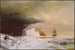 Arctic summer breaking through the ice floe in Melville Bay - William Bradford — artwork view