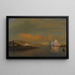 Arctic Sunset Painting - William Bradford — framed artwork on a wall