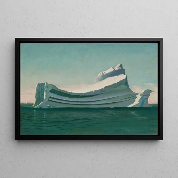 Iceberg - William Bradford — framed artwork on a wall