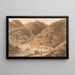 Passage dans les montagnes entre Nisa et Villa Velha - William Bradford — framed artwork on a wall