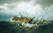 Shipwreck off Nantucket after a storm - William Bradford — artwork view