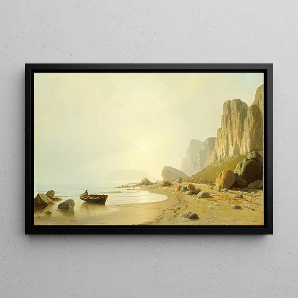 La côte du Labrador - William Bradford — framed artwork on a wall