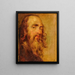 A Study of a Rabbi - William Bradley — framed artwork on a wall