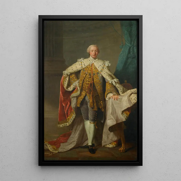 George III - William Buchy — framed artwork on a wall