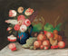 Still life with fruits and flowers - William Buelow Gould — artwork view