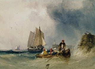 Entry into the port - William Callow — artwork view