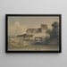 Moulin à Charenton - William Callow — framed artwork on a wall