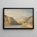 The Rhine at Assmannshausen - William Callow — framed artwork on a wall