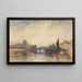 View of the Pont Royal - William Callow — framed artwork on a wall