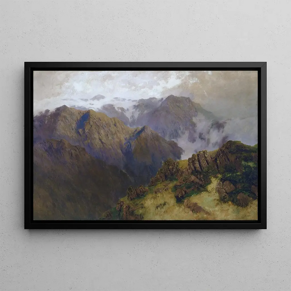 Kosciuszko - William Charles Piguenit — framed artwork on a wall