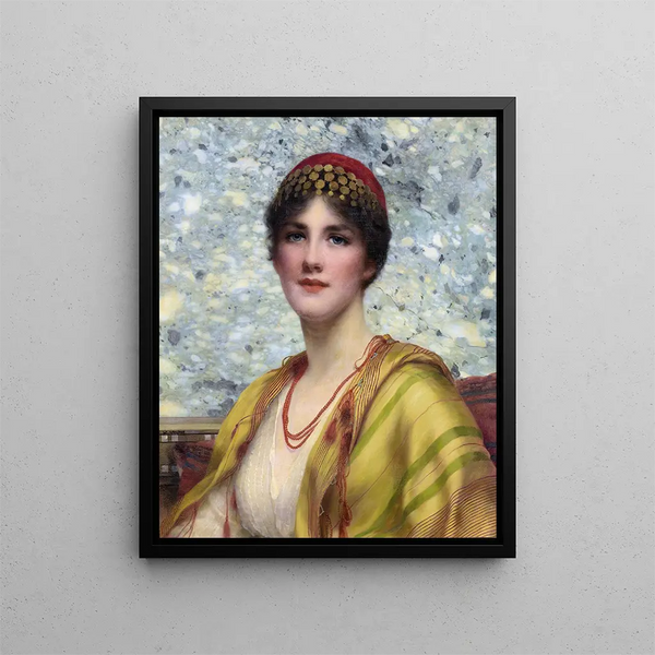 William Clarke Wontner - Léonore — framed artwork on a wall