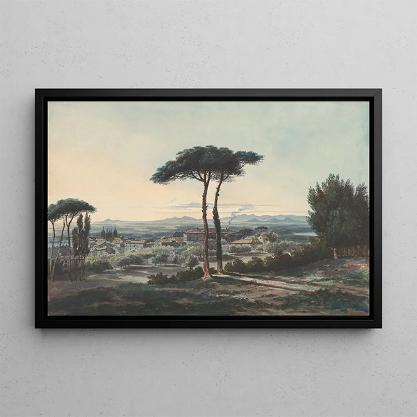 Frascati near Rome - William Cowen — framed artwork on a wall