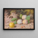 Prunes and Apple - William Cruickshank — framed artwork on a wall