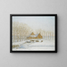 Winter Landscape Painting - William Degouve de Nuncques — framed artwork on a wall