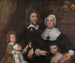 Portrait of a family probably that of Richard Streatfeild - William Dobson — artwork view