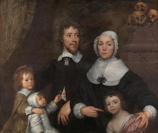 Portrait of a family probably that of Richard Streatfeild - William Dobson — artwork view