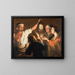 L'Exécuteur avec la tête de Jean-Baptiste - William Dobson — framed artwork on a wall