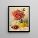 Chrysanthemums - William Duffield — framed artwork on a wall