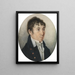 Charles Brockden Brown - William Dunlap — framed artwork on a wall