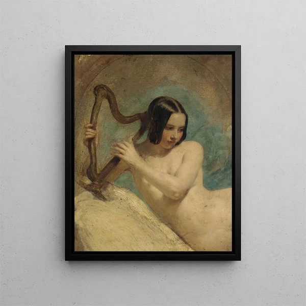 Terpsichore - William Edward Frost — framed artwork on a wall
