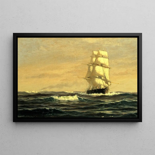 William Edward Norton - Sailing ShipOff Coast Of Maine.webp