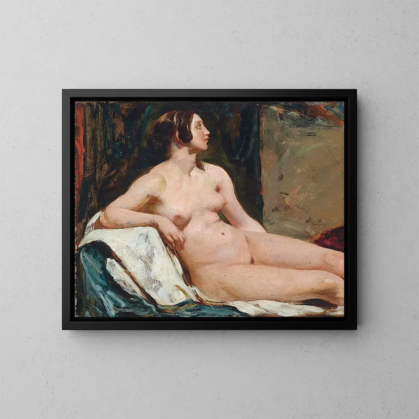 Nude Female Painting - William Etty — framed artwork on a wall