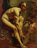 Male Nude Painting - William Etty — artwork view