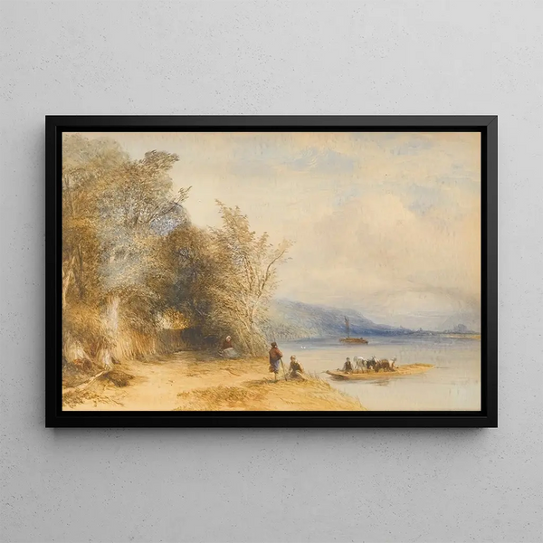 The Passerby - William Evans de Bristol — framed artwork on a wall