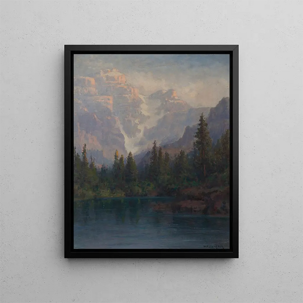Lac Louise - William Franklin Jackson — framed artwork on a wall