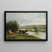 L'heure de boire - William Frederick Hulk — framed artwork on a wall