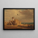 Repos de midi pendant la moisson - William Frederick Witherington — framed artwork on a wall